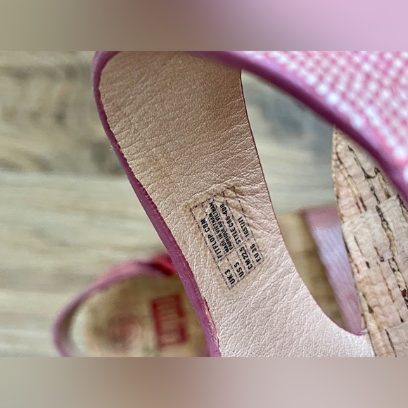 BON Lizard-Print Suede Spice Back-Strap Sandals Size 5 EUC - Picture 6 of 7